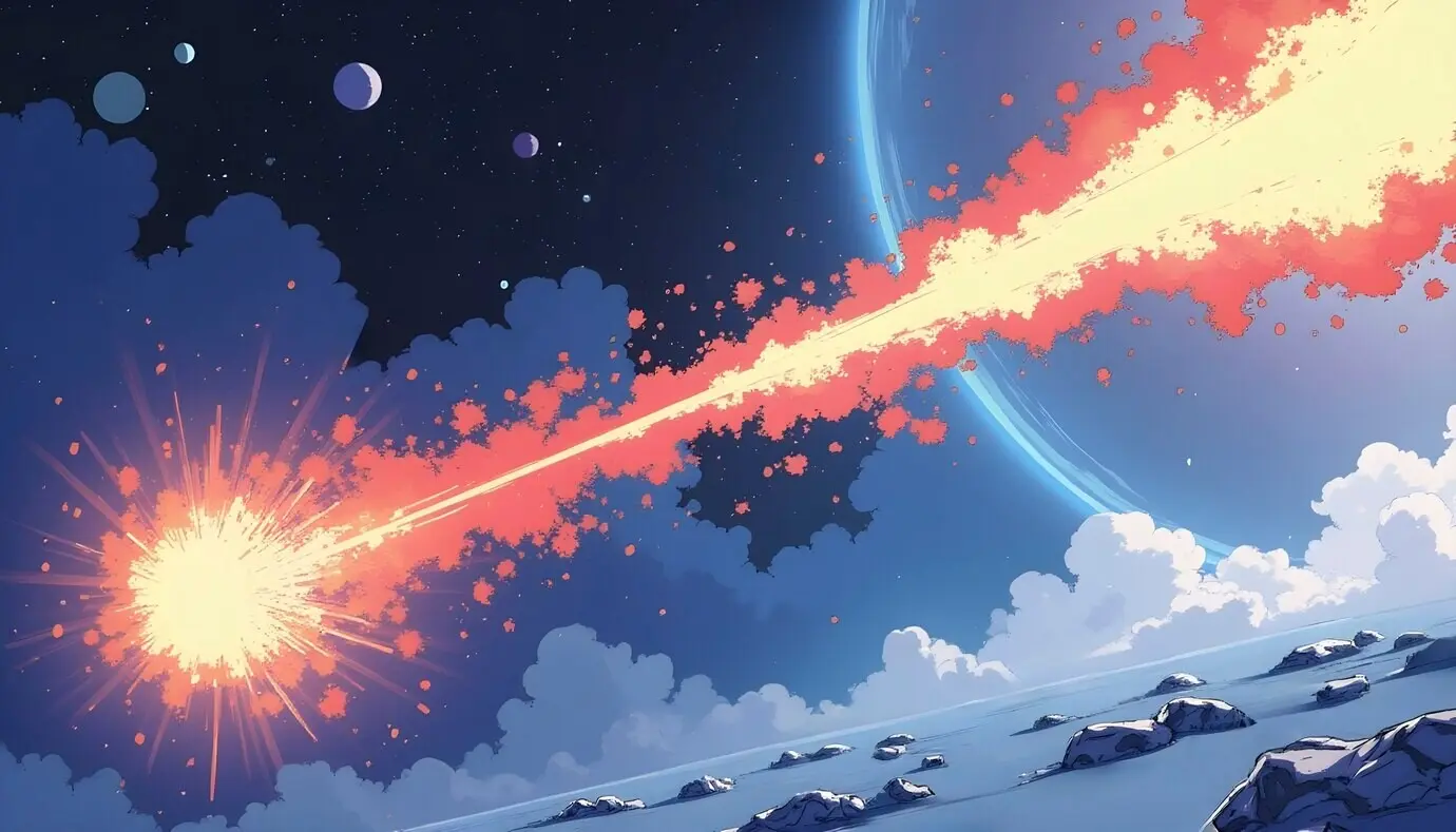 Hintergrundillustration einer Galaxie